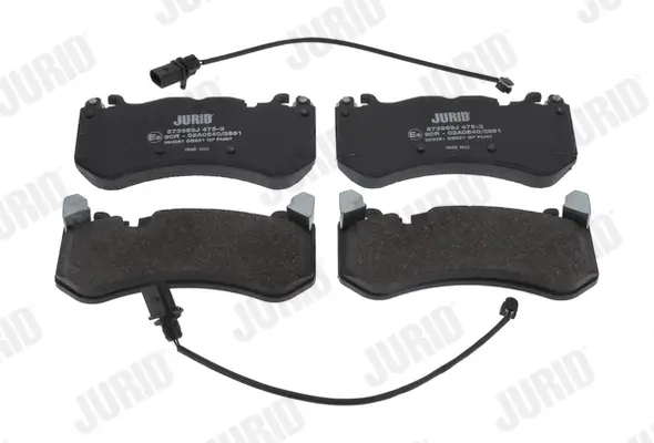 Bremsbelagsatz, Scheibenbremse Vorderachse JURID 573969J