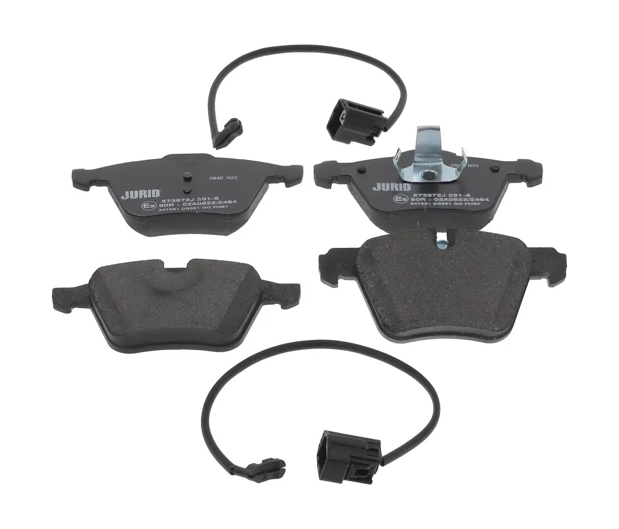 Bremsbelagsatz, Scheibenbremse Vorderachse JURID 573972J
