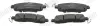 Bremsbelagsatz, Scheibenbremse Vorderachse JURID 573982J Bild Bremsbelagsatz, Scheibenbremse Vorderachse JURID 573982J
