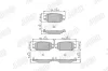 Bremsbelagsatz, Scheibenbremse Hinterachse JURID 573983J Bild Bremsbelagsatz, Scheibenbremse Hinterachse JURID 573983J
