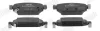 Bremsbelagsatz, Scheibenbremse Hinterachse JURID 573983J Bild Bremsbelagsatz, Scheibenbremse Hinterachse JURID 573983J