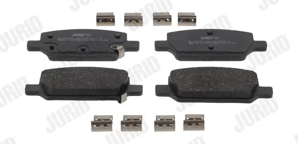 Bremsbelagsatz, Scheibenbremse Hinterachse JURID 573994J