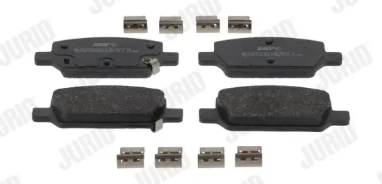 Bremsbelagsatz, Scheibenbremse Hinterachse JURID 573994J Bild Bremsbelagsatz, Scheibenbremse Hinterachse JURID 573994J