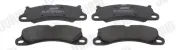 Bremsbelagsatz, Scheibenbremse Vorderachse JURID 574002J