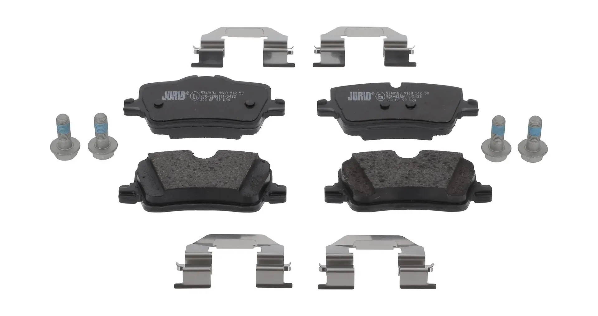 Bremsbelagsatz, Scheibenbremse Hinterachse JURID 574018J