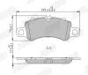 Bremsbelagsatz, Scheibenbremse Vorderachse JURID 574021J Bild Bremsbelagsatz, Scheibenbremse Vorderachse JURID 574021J