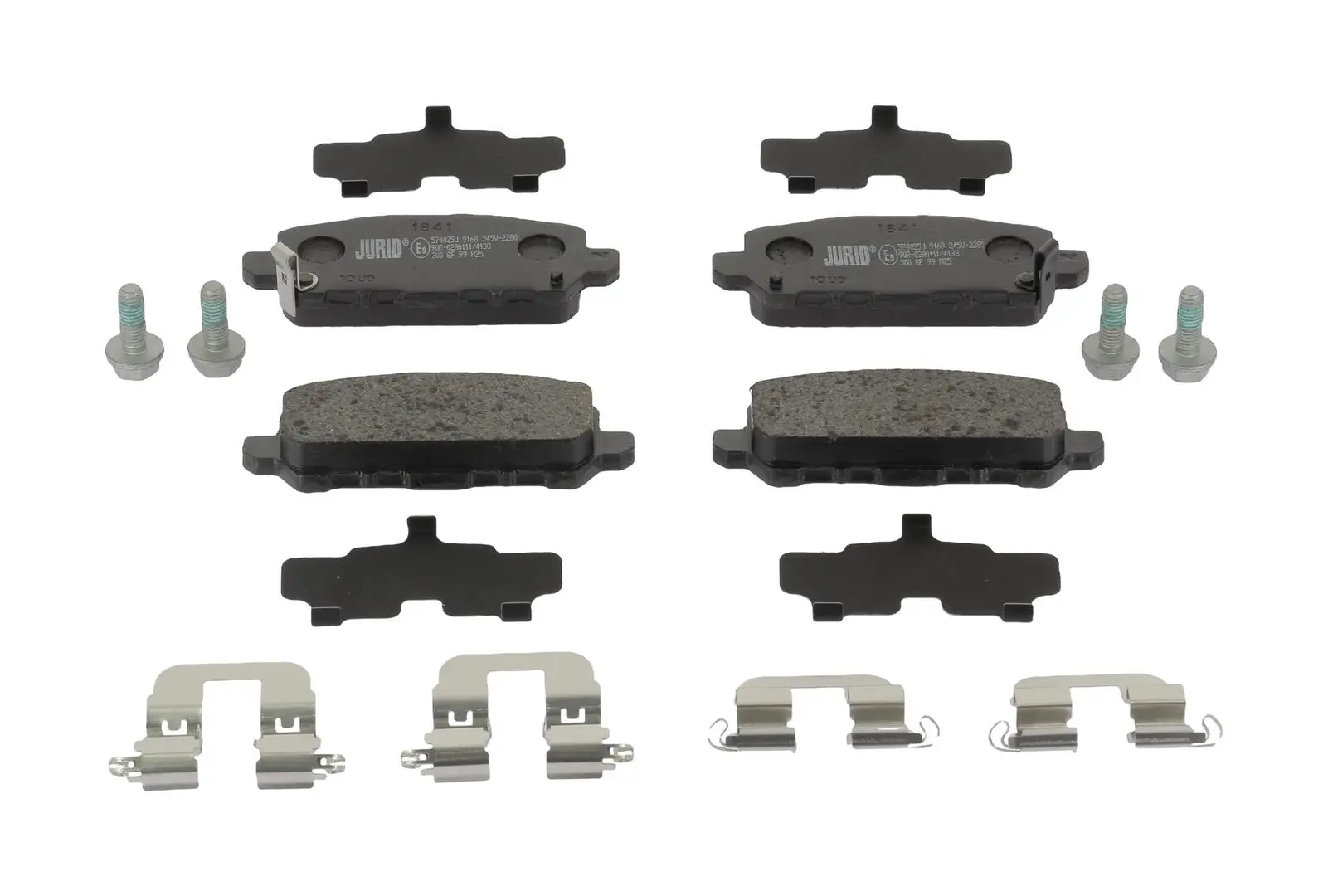 Bremsbelagsatz, Scheibenbremse Hinterachse JURID 574025J