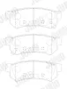 Bremsbelagsatz, Scheibenbremse JURID 574028J Bild Bremsbelagsatz, Scheibenbremse JURID 574028J