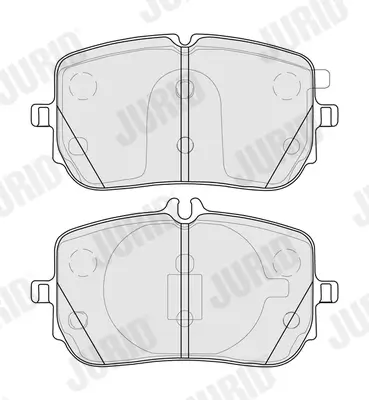 Bremsbelagsatz, Scheibenbremse JURID 574036J Bild Bremsbelagsatz, Scheibenbremse JURID 574036J