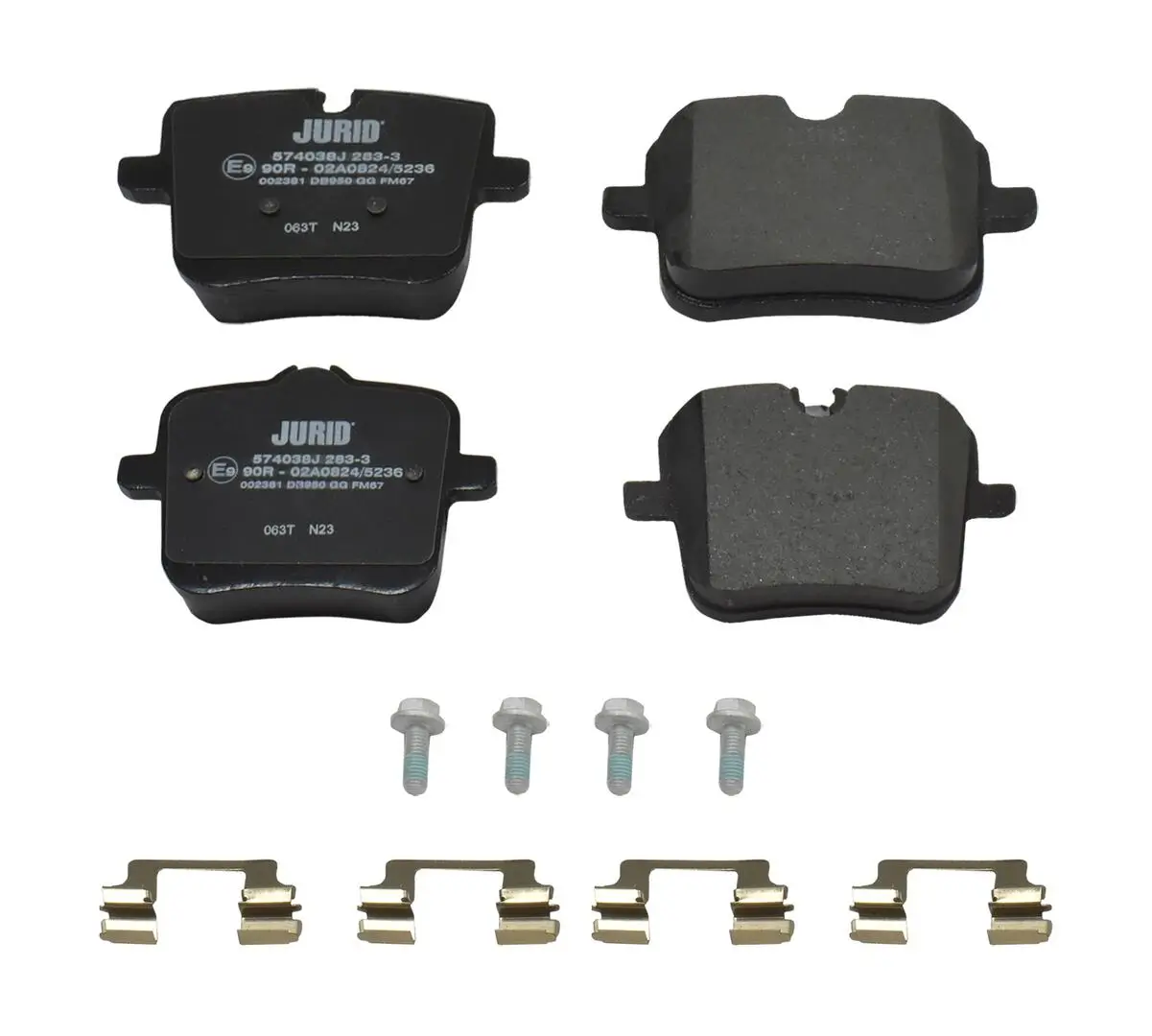 Bremsbelagsatz, Scheibenbremse JURID 574038J
