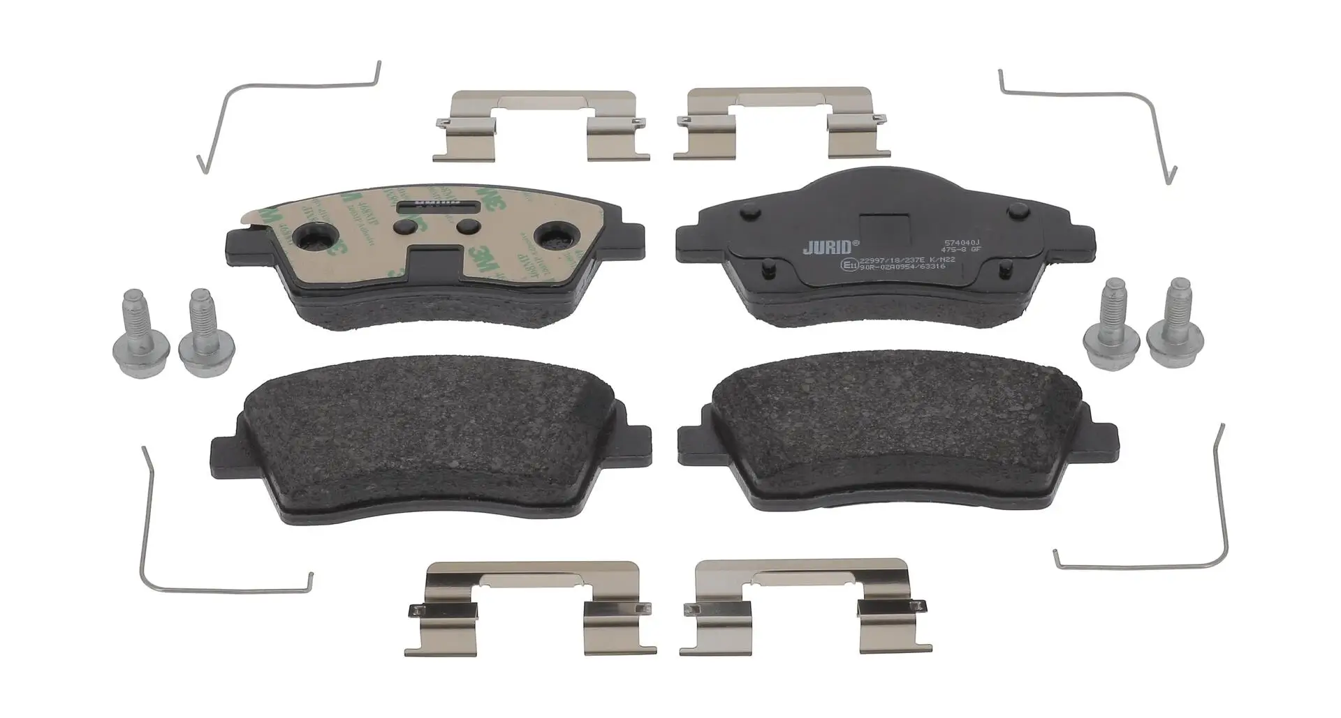Bremsbelagsatz, Scheibenbremse JURID 574040J