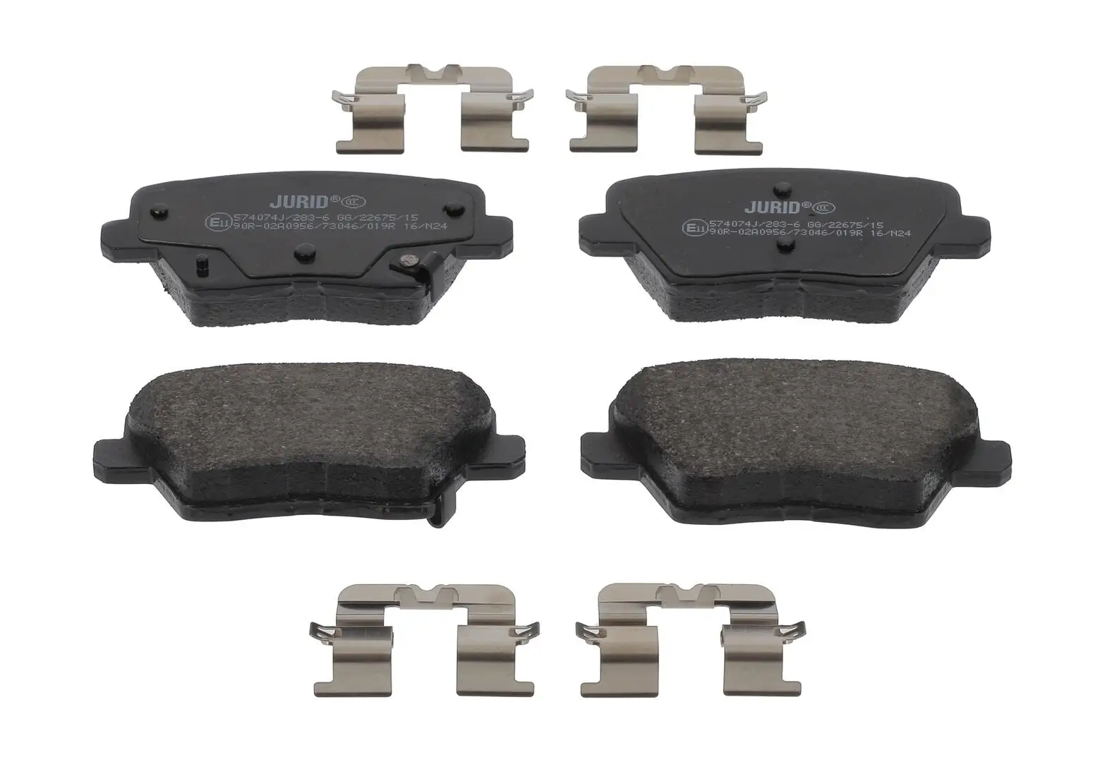 Bremsbelagsatz, Scheibenbremse Hinterachse JURID 574074J