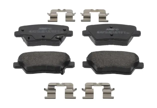 Bremsbelagsatz, Scheibenbremse Hinterachse JURID 574074J Bild Bremsbelagsatz, Scheibenbremse Hinterachse JURID 574074J