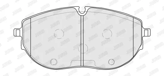 Bremsbelagsatz, Scheibenbremse JURID 574078J Bild Bremsbelagsatz, Scheibenbremse JURID 574078J