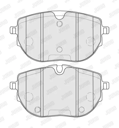 Bremsbelagsatz, Scheibenbremse JURID 574085J Bild Bremsbelagsatz, Scheibenbremse JURID 574085J