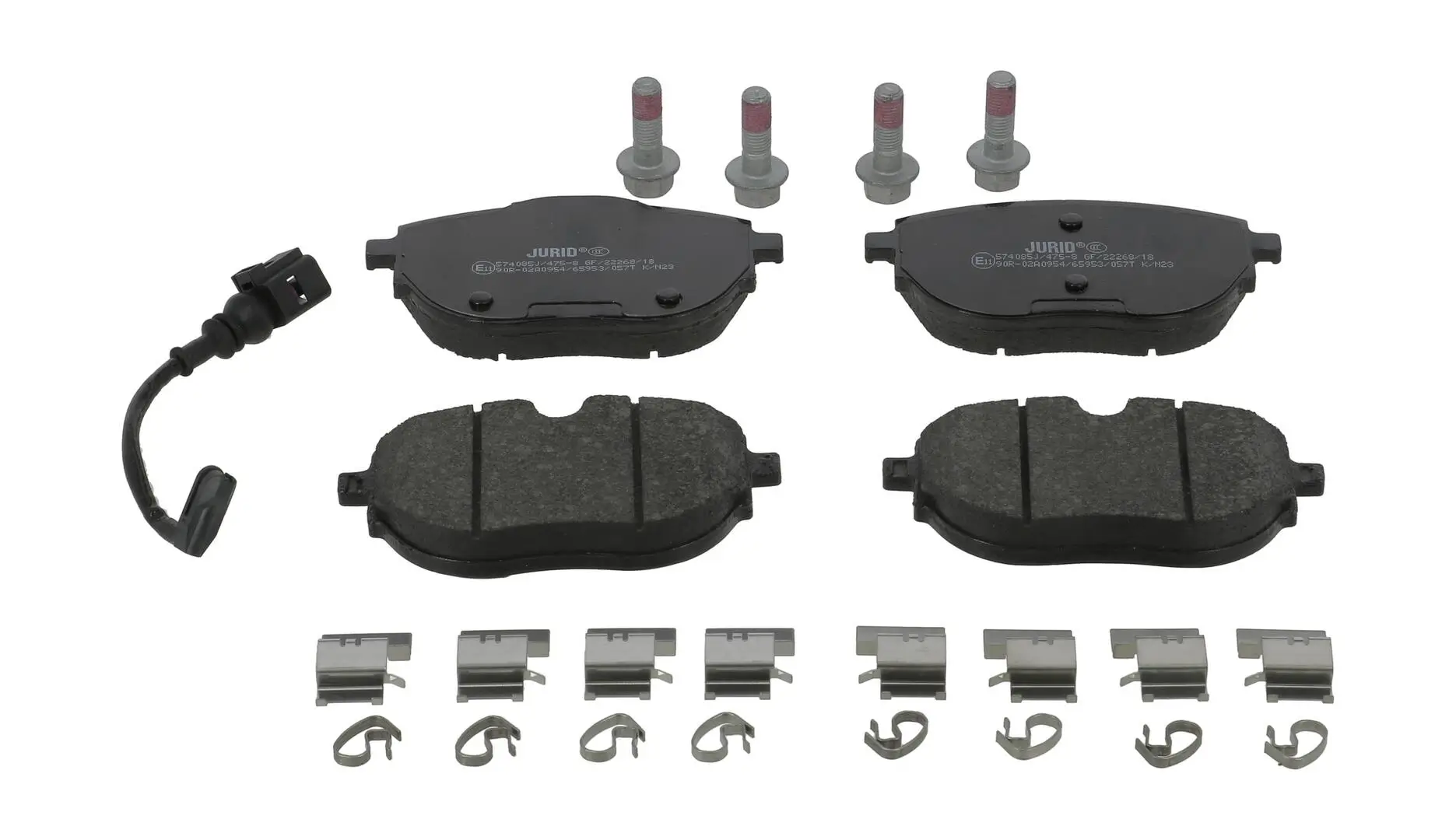 Bremsbelagsatz, Scheibenbremse JURID 574085J