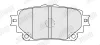 Bremsbelagsatz, Scheibenbremse Hinterachse JURID 574089J Bild Bremsbelagsatz, Scheibenbremse Hinterachse JURID 574089J