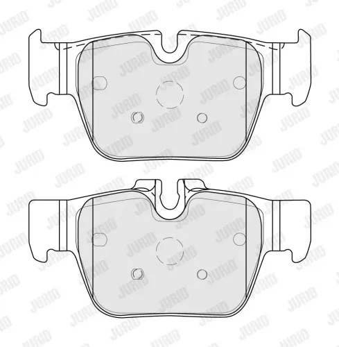 Bremsbelagsatz, Scheibenbremse JURID 574090J Bild Bremsbelagsatz, Scheibenbremse JURID 574090J