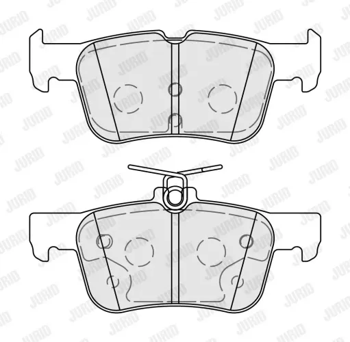 Bremsbelagsatz, Scheibenbremse JURID 574091J Bild Bremsbelagsatz, Scheibenbremse JURID 574091J