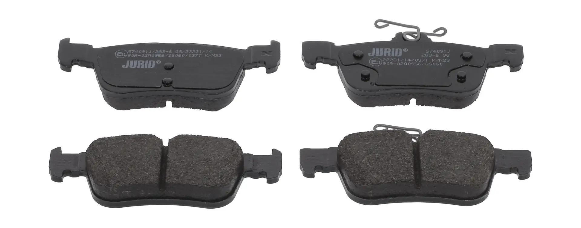 Bremsbelagsatz, Scheibenbremse JURID 574091J