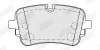 Bremsbelagsatz, Scheibenbremse Hinterachse JURID 574104J Bild Bremsbelagsatz, Scheibenbremse Hinterachse JURID 574104J
