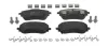 Bremsbelagsatz, Scheibenbremse Vorderachse JURID 574107J