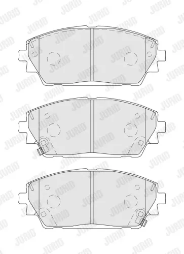 Bremsbelagsatz, Scheibenbremse Vorderachse JURID 574108J Bild Bremsbelagsatz, Scheibenbremse Vorderachse JURID 574108J