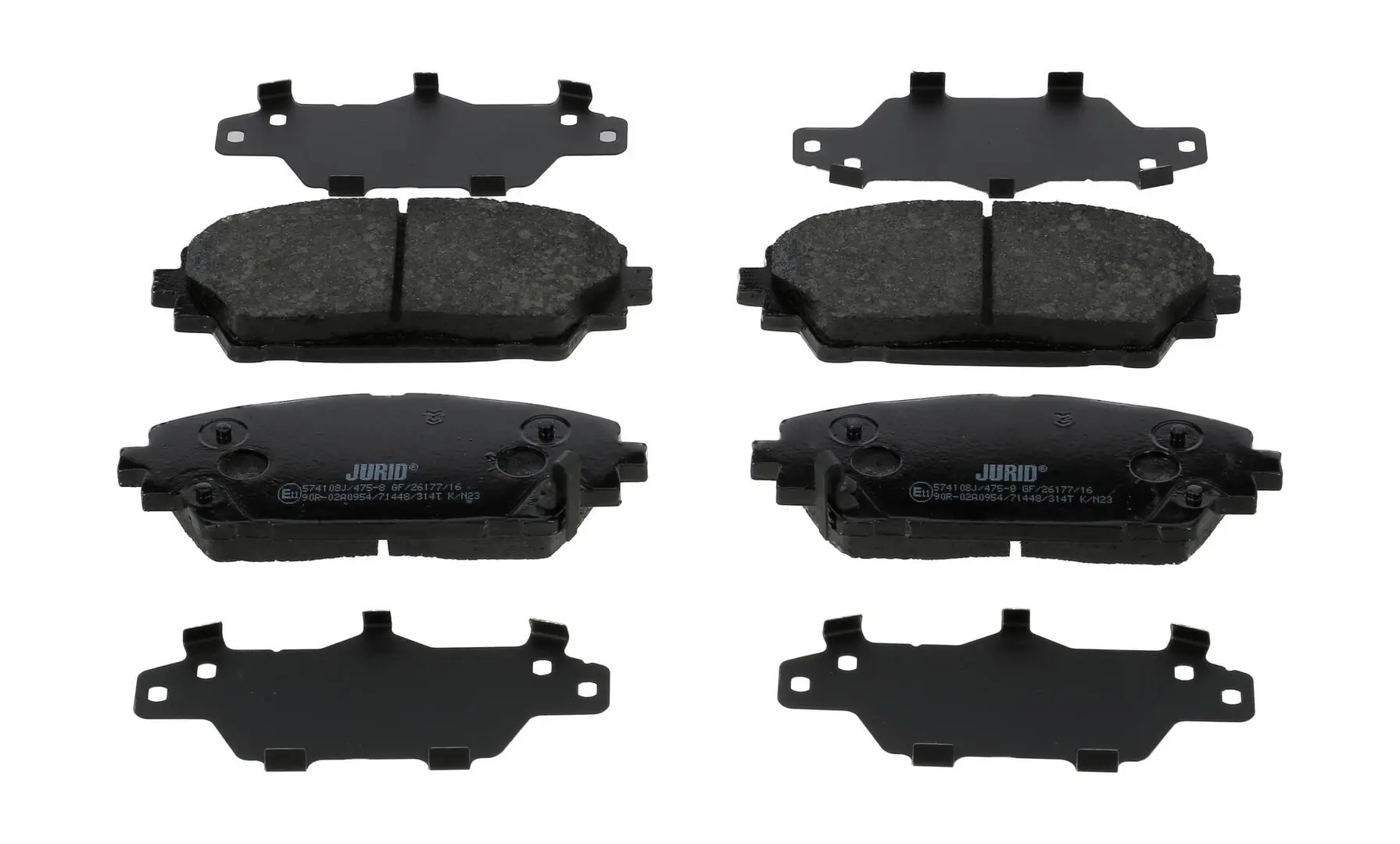 Bremsbelagsatz, Scheibenbremse Vorderachse JURID 574108J