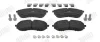 Bremsbelagsatz, Scheibenbremse Vorderachse JURID 574110J Bild Bremsbelagsatz, Scheibenbremse Vorderachse JURID 574110J