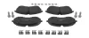 Bremsbelagsatz, Scheibenbremse Vorderachse JURID 574110J Bild Bremsbelagsatz, Scheibenbremse Vorderachse JURID 574110J
