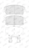 Bremsbelagsatz, Scheibenbremse Vorderachse JURID 574112J Bild Bremsbelagsatz, Scheibenbremse Vorderachse JURID 574112J