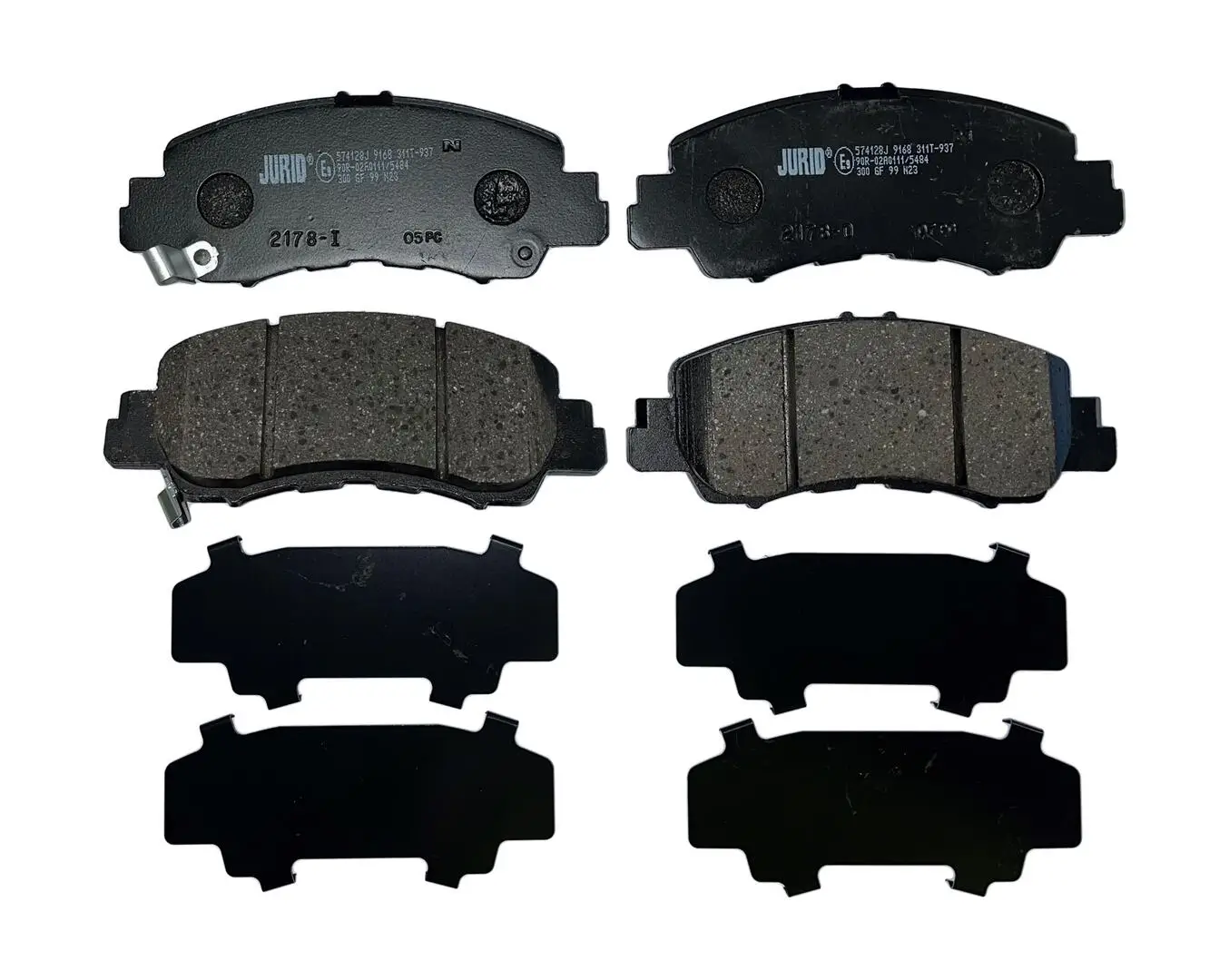 Bremsbelagsatz, Scheibenbremse Vorderachse JURID 574128J