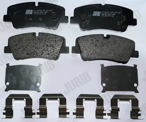 Bremsbelagsatz, Scheibenbremse Hinterachse JURID 574133J Bild Bremsbelagsatz, Scheibenbremse Hinterachse JURID 574133J