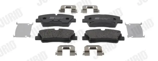Bremsbelagsatz, Scheibenbremse Hinterachse JURID 574133J Bild Bremsbelagsatz, Scheibenbremse Hinterachse JURID 574133J