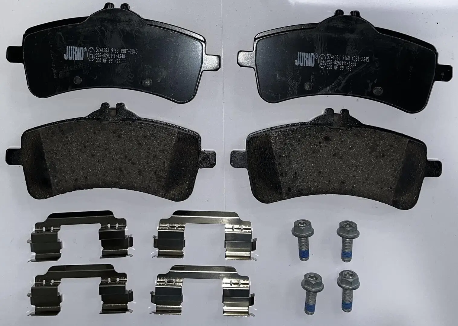 Bremsbelagsatz, Scheibenbremse Hinterachse JURID 574138J