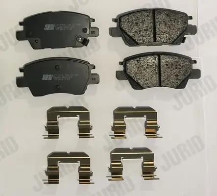 Bremsbelagsatz, Scheibenbremse Vorderachse JURID 574140J Bild Bremsbelagsatz, Scheibenbremse Vorderachse JURID 574140J