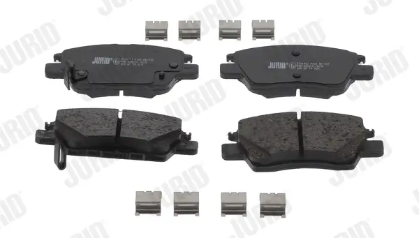 Bremsbelagsatz, Scheibenbremse Vorderachse JURID 574140J