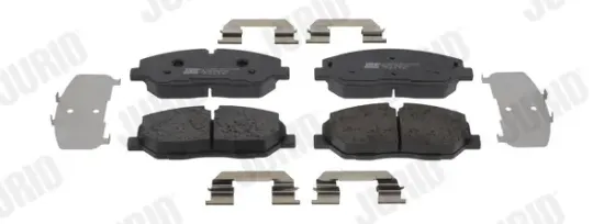 Bremsbelagsatz, Scheibenbremse Vorderachse Vorderachse JURID 574145J Bild Bremsbelagsatz, Scheibenbremse Vorderachse Vorderachse JURID 574145J