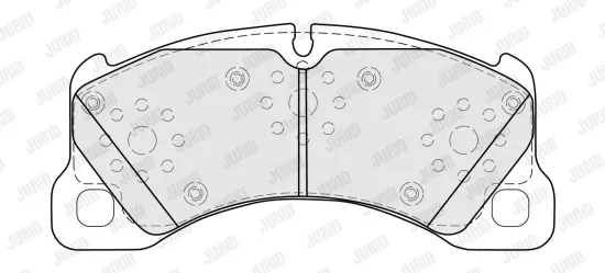 Bremsbelagsatz, Scheibenbremse JURID 574159J Bild Bremsbelagsatz, Scheibenbremse JURID 574159J