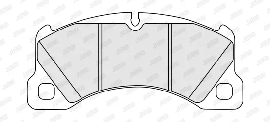 Bremsbelagsatz, Scheibenbremse Vorderachse JURID 574162J Bild Bremsbelagsatz, Scheibenbremse Vorderachse JURID 574162J