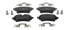 Bremsbelagsatz, Scheibenbremse Hinterachse JURID 574176J