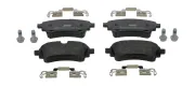 Bremsbelagsatz, Scheibenbremse Hinterachse JURID 574176J
