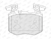 Bremsbelagsatz, Scheibenbremse Vorderachse JURID 574184J Bild Bremsbelagsatz, Scheibenbremse Vorderachse JURID 574184J