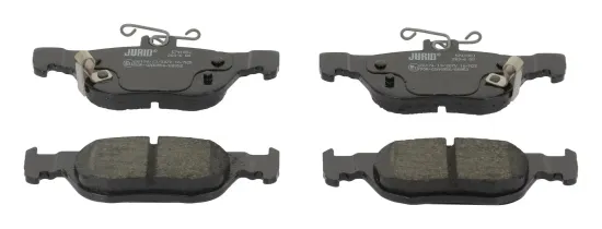Bremsbelagsatz, Scheibenbremse Hinterachse JURID 574188J Bild Bremsbelagsatz, Scheibenbremse Hinterachse JURID 574188J