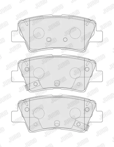 Bremsbelagsatz, Scheibenbremse JURID 574192J Bild Bremsbelagsatz, Scheibenbremse JURID 574192J