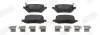 Bremsbelagsatz, Scheibenbremse Hinterachse JURID 574200J Bild Bremsbelagsatz, Scheibenbremse Hinterachse JURID 574200J