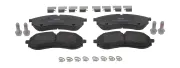 Bremsbelagsatz, Scheibenbremse Hinterachse JURID 574201J