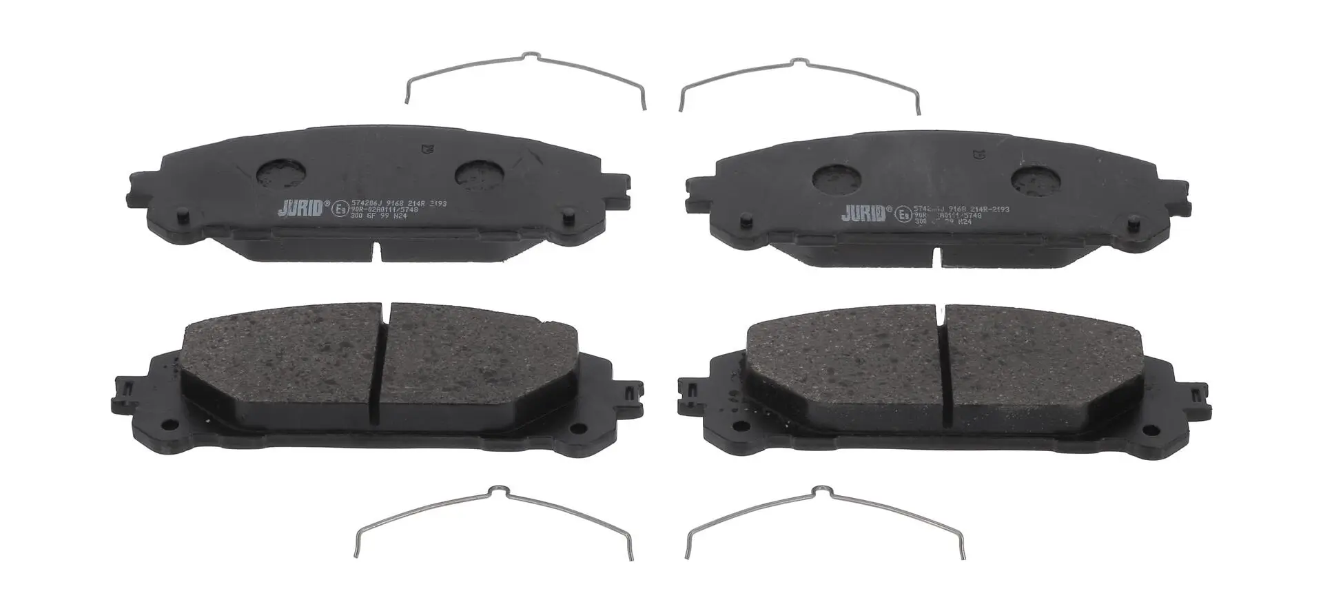 Bremsbelagsatz, Scheibenbremse Vorderachse JURID 574206J