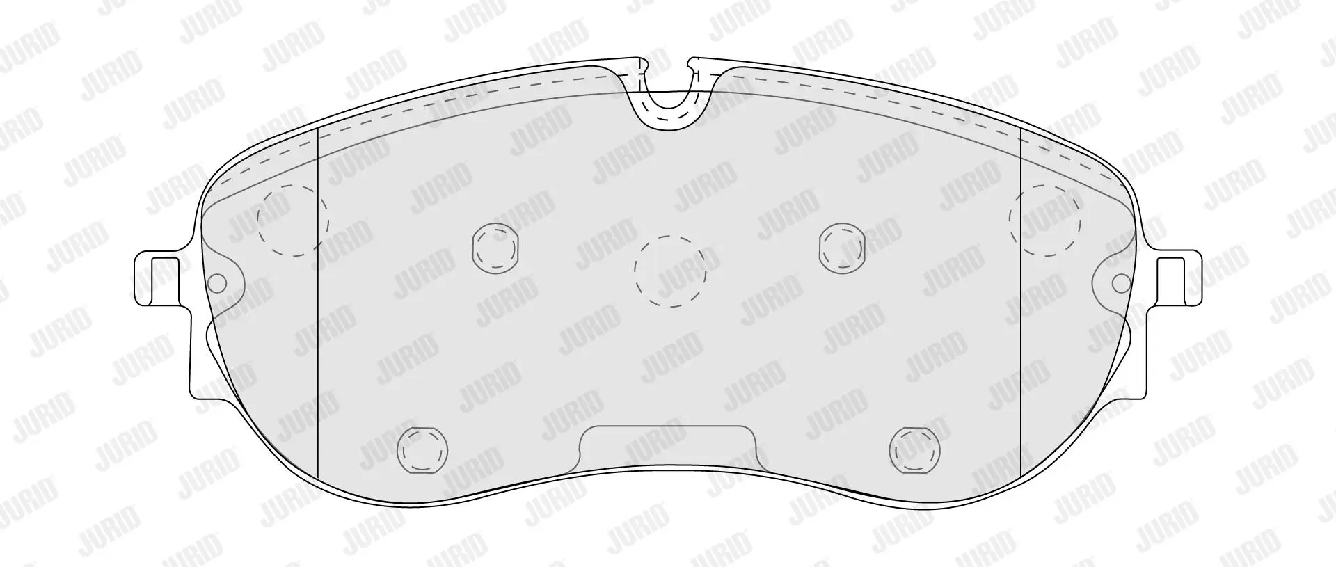 Bremsbelagsatz, Scheibenbremse JURID 574215J