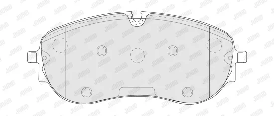 Bremsbelagsatz, Scheibenbremse JURID 574215J Bild Bremsbelagsatz, Scheibenbremse JURID 574215J